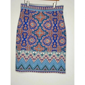 Antonio Melani Bright Printed Skirt SIZE 10